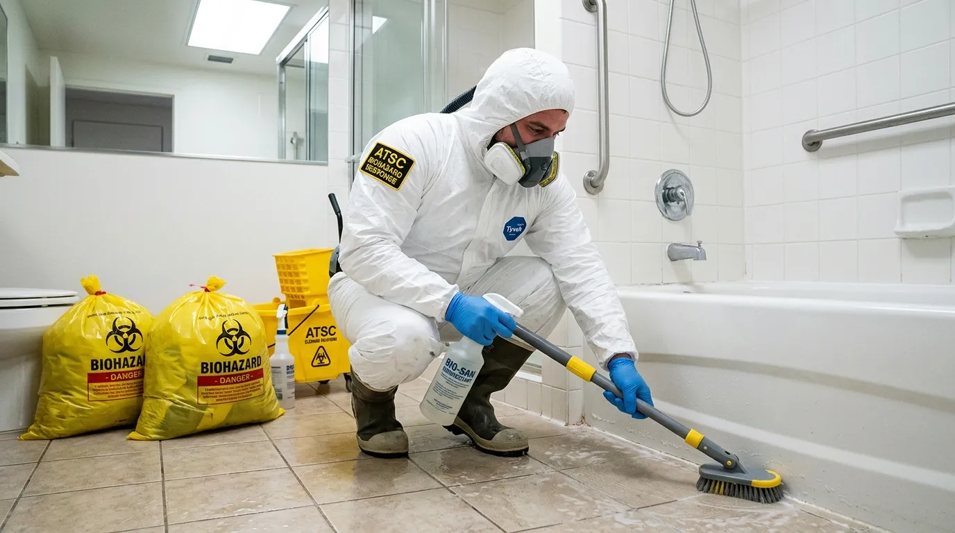 Decontamination equipment deployed for Blood Cleanup in Santa Clarita